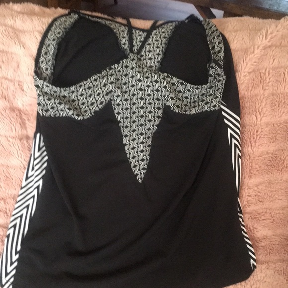 Like new dress spaghetti strap top. Looks great under a blazer/date night - Picture 2 of 3